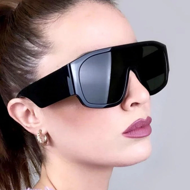 Damen Modische Oversized-Sonnenbrille mit einzigartigem Design Brehn