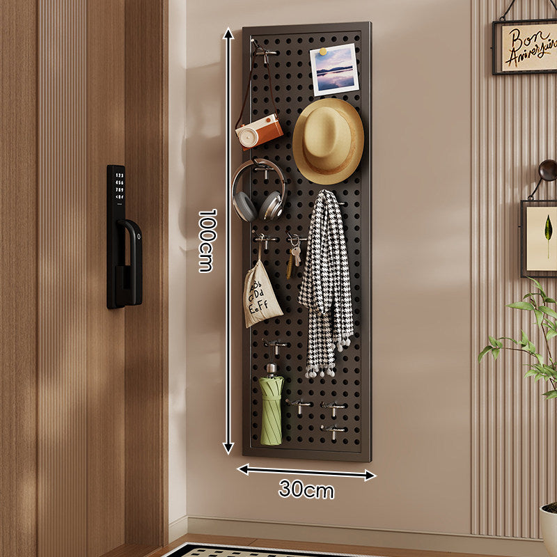 Wandanag perforiertes Lochboard-Organizer-Panel Großes Quadrat mit modularen Haken und Zubehör