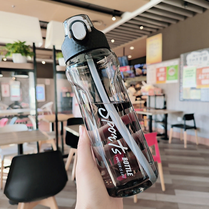 Damen Sportliche Trinkflasche mit innovativem Verschluss Brehn