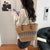 Geflochtene Handtasche mit Elegantem Lederbesatz Brehn