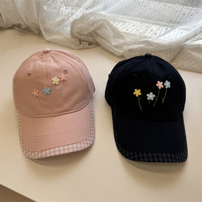 Damen Bestickte Florale Baseballkappe Brehn 1783922357