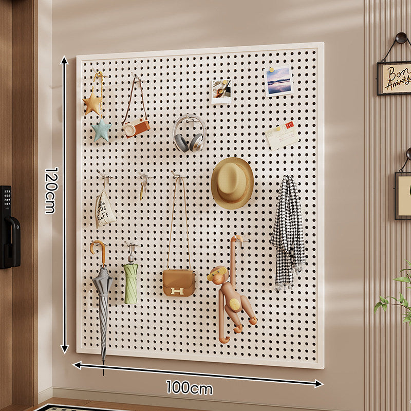 Wandanag perforiertes Lochboard-Organizer-Panel Großes Quadrat mit modularen Haken und Zubehör