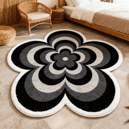 Dekorativer Floral-Muster-Bereichsteppich