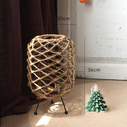 Dekorativer Korb mit Naturfaser-Design Brehn