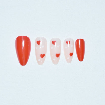 Herz-Themen-Nagelkunst Brehn