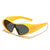 Damen trendy Sportsonnenbrille mit elastischem Rahmen Brehn