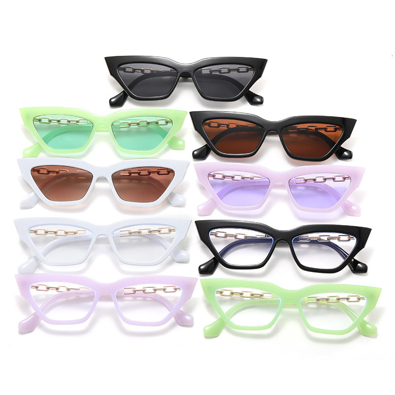 Damen Trendige Sonnenbrille mit exklusiven Kettendetails Brehn