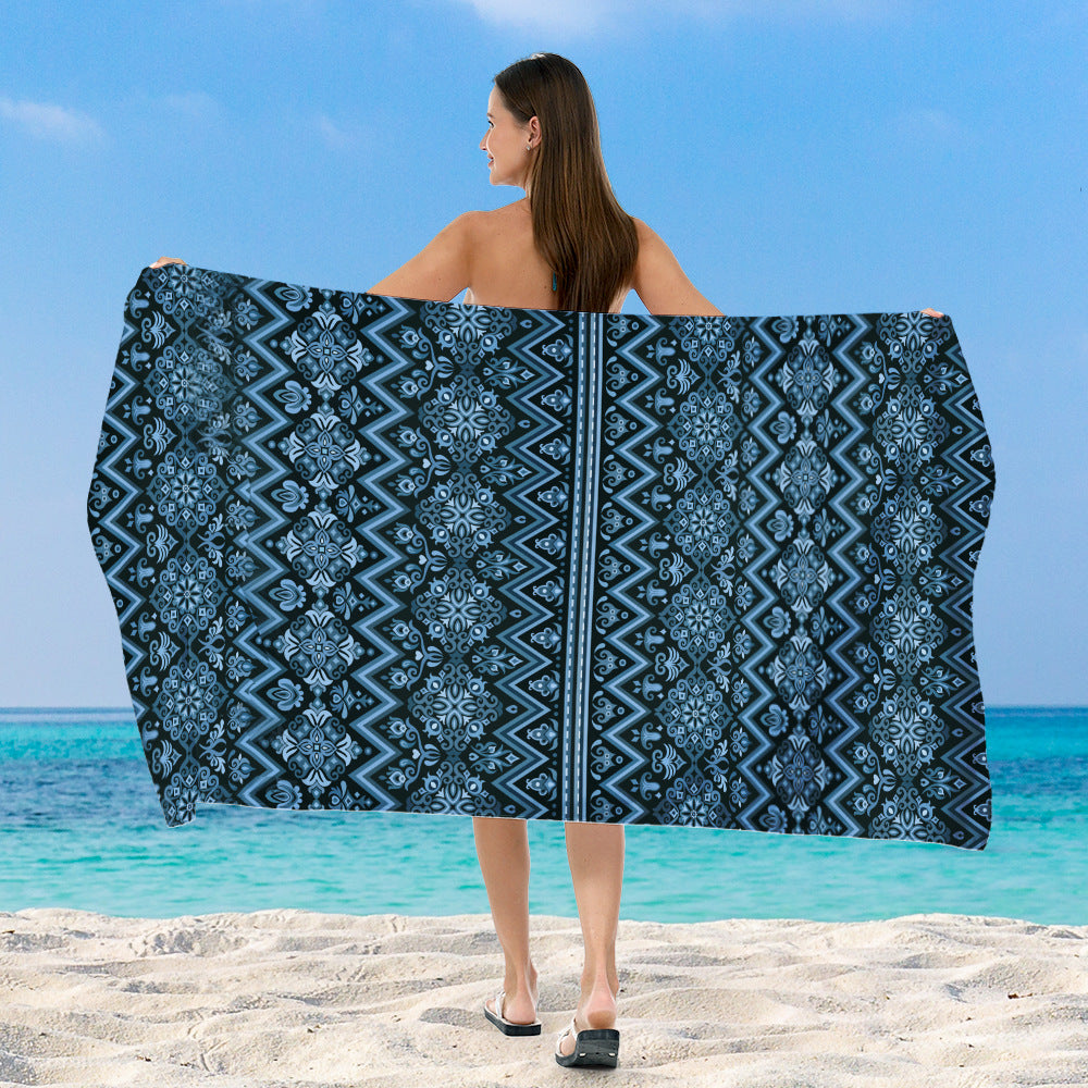 Strandtuch mit exklusivem geometrischen Muster Brehn