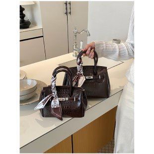 Elegante Krokodil-Prägung Handtasche Brehn