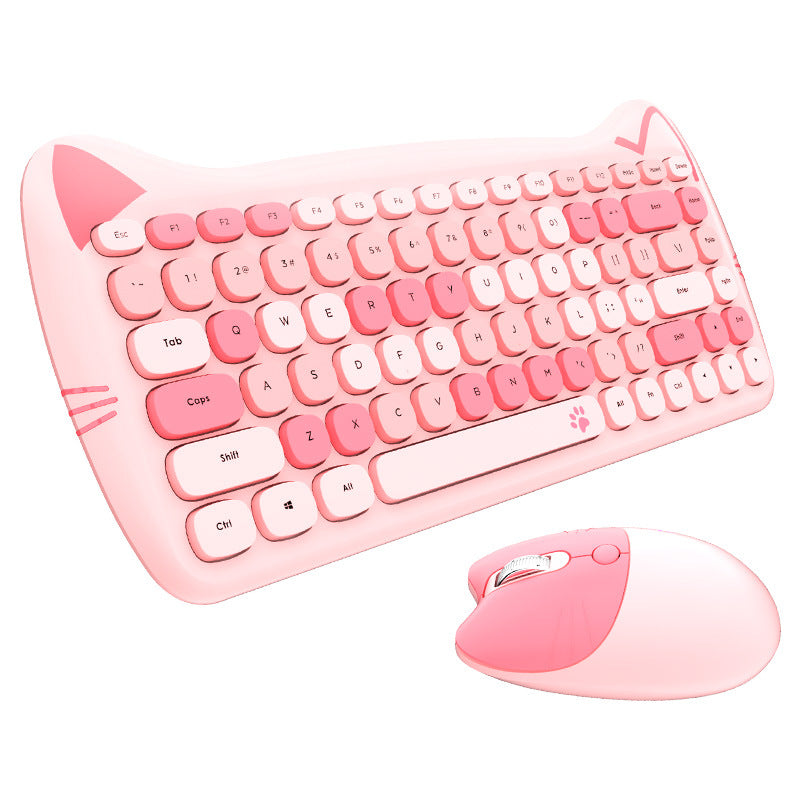 Niedliches Themen Drahtlos Tastatur und Maus Set Brehn