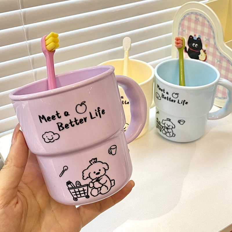 Keramiktasse mit Niedlichem Tiermotiv Brehn