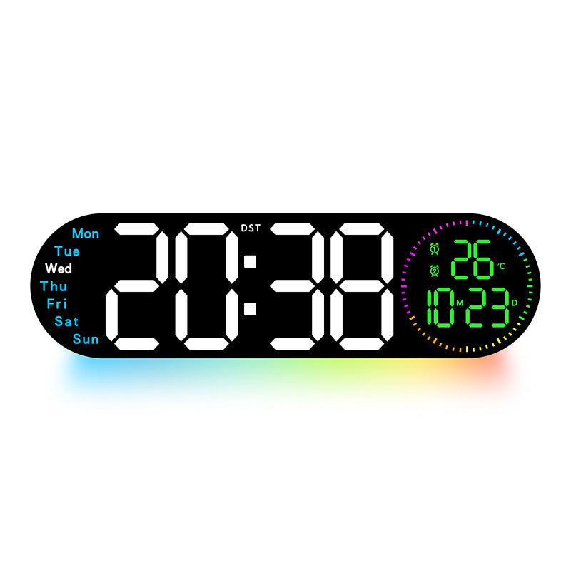 Digitaler Multifunktionswecker mit Temperatur und Wetteranzeige Brehn