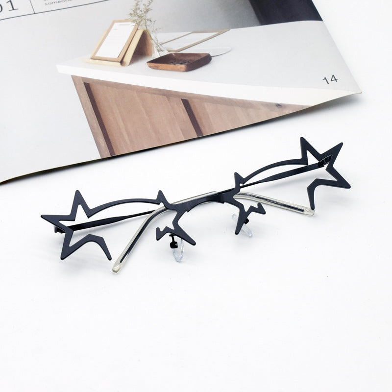 Künstlerische sternförmige Brille Brehn