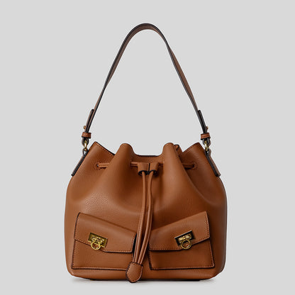 Leder Eimer Tasche
