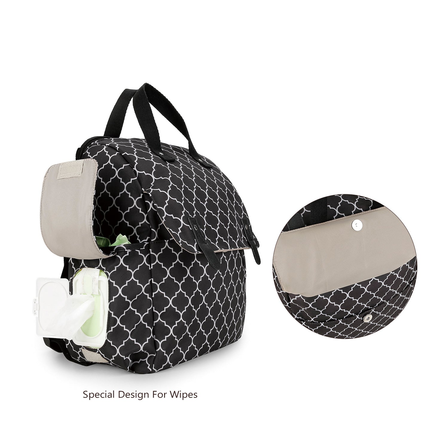 Praktischer Rucksack mit Ergänzenden Taschen Brehn