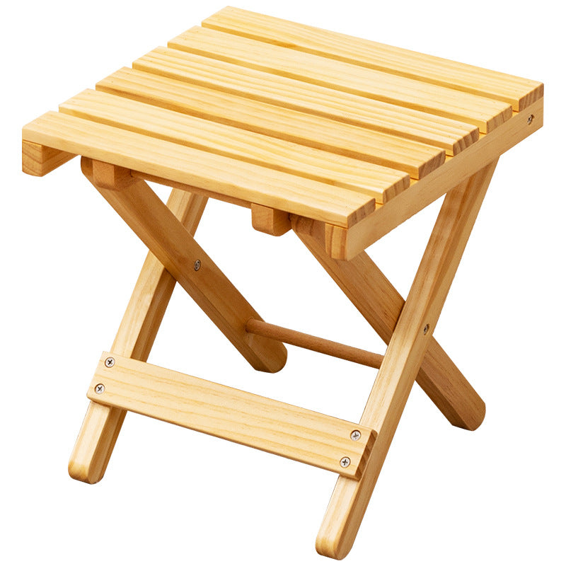 Klappbarer Hocker Aus Nachhaltigem Holz Brehn