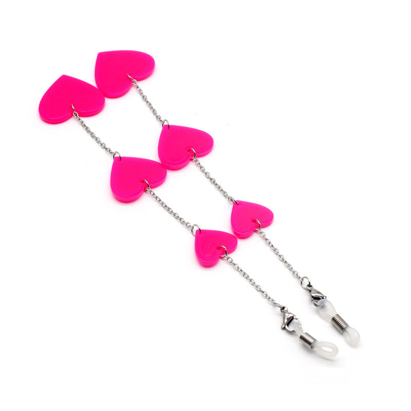 Stilvolle Herz-Themen Brillenkette Brehn