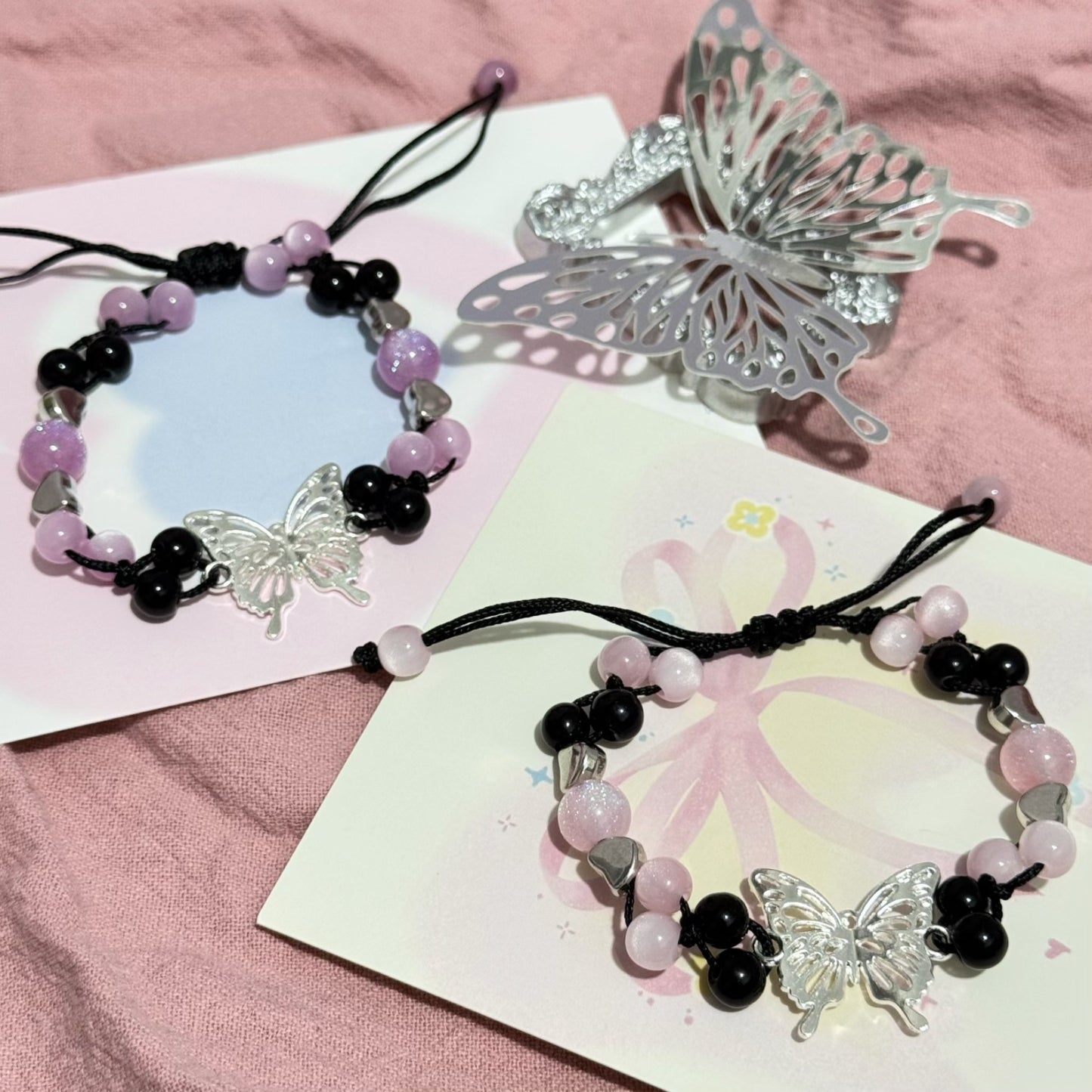 Schmetterlings Charm Verstellbares Armband Brehn