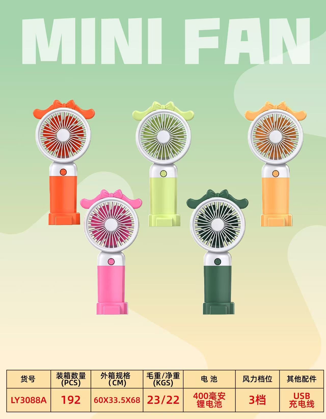 Damen Tragbarer Mini Ventilator Brehn
