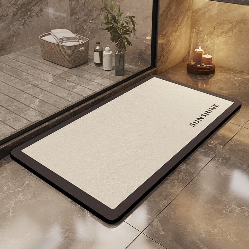 Moderne geometrische Badmatte