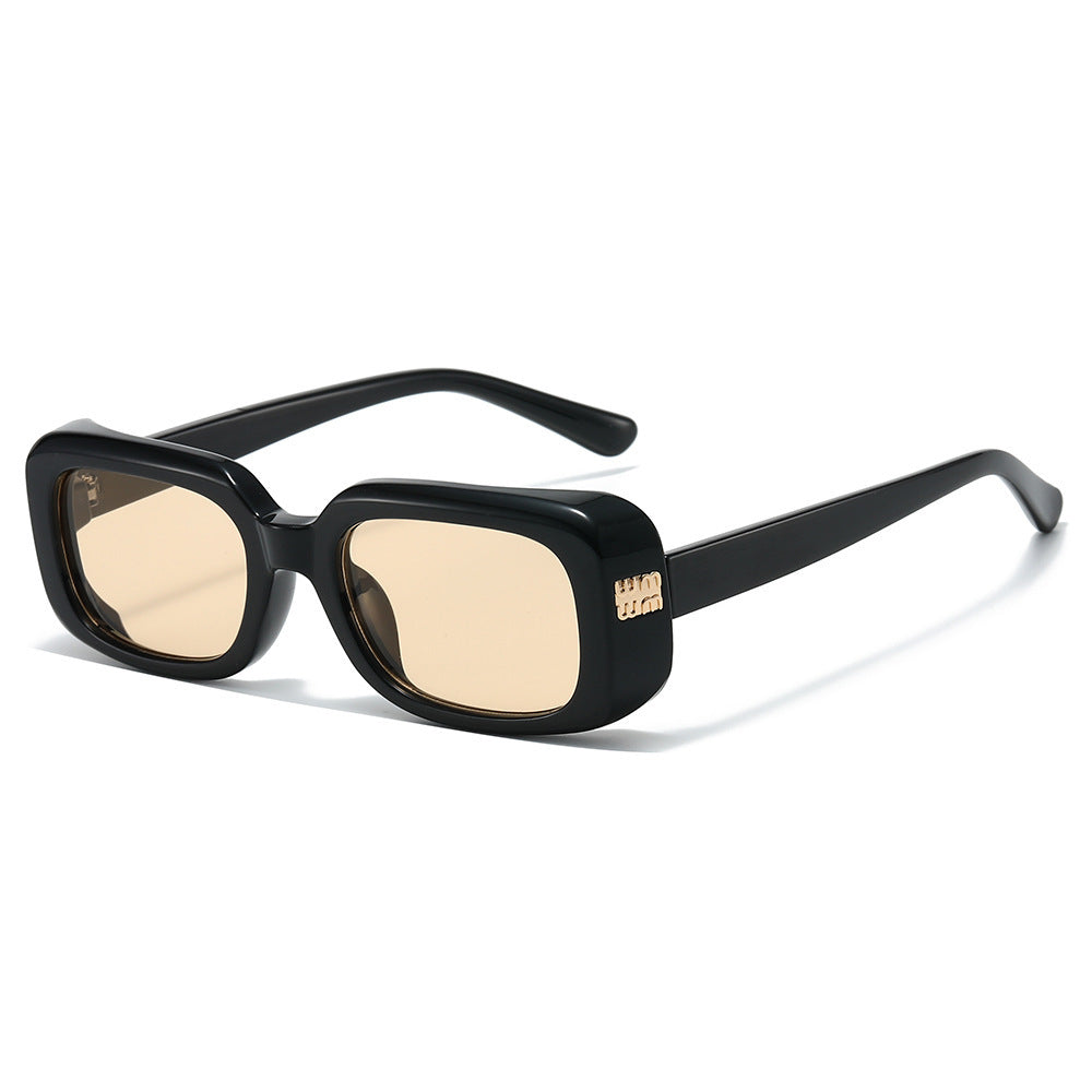 Fette Rechteck-Rahmen-Sonnenbrille Brehn