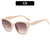 Modische Oversized Katzenaugen-Sonnenbrille