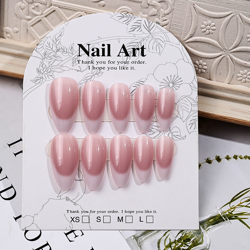 Elegante Französische Tipp Press-On Nagelspitzen Brehn