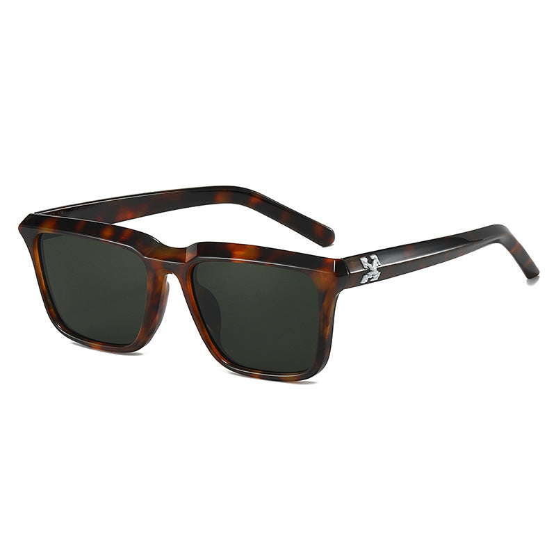 Damen modische Sonnenbrille im modernen rechteckigen Design Brehn