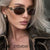 Damen modische Brille mit elegantem Metallrahmen und einzigartigem Design Brehn