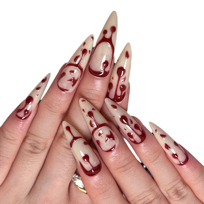 Künstlerische Halloween Themen Nagelkunst Brehn