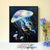 Jellyfish-inspiriertes Canvas-Wandkunst Brehn