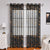 Elegante Marmor-Druck transparente Fenster Gardine