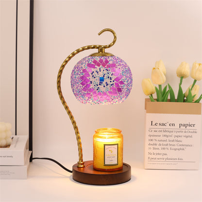 Mosaikglas-Tischlampe