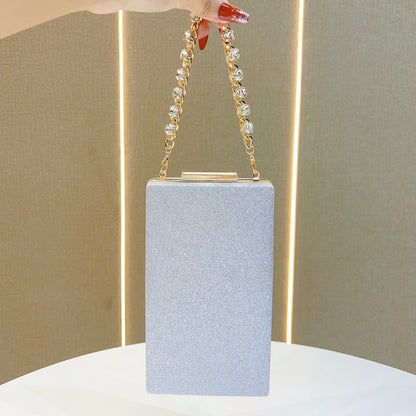 Elegante kristall-akzentierte Abend-Clutch