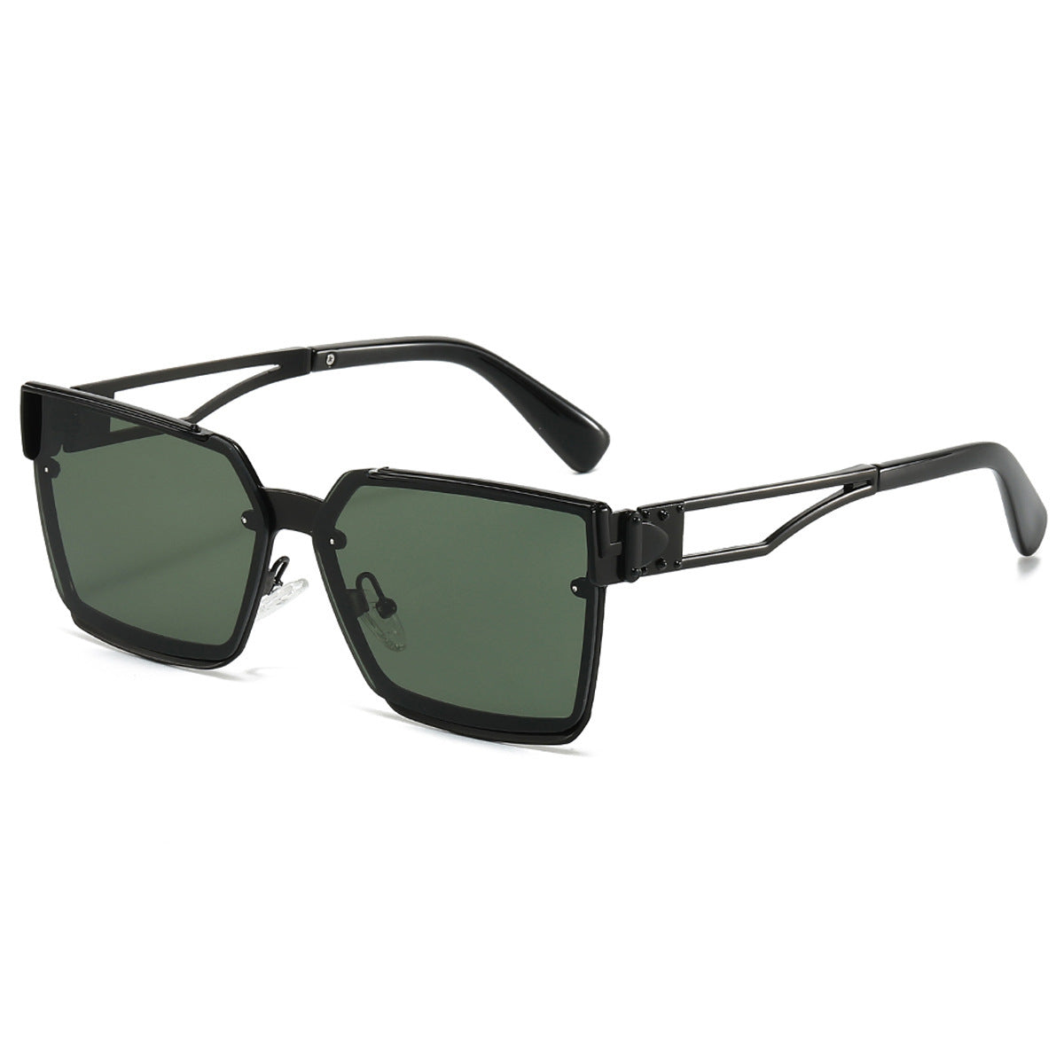 Damen stylische rechteckige Sonnenbrille Brehn