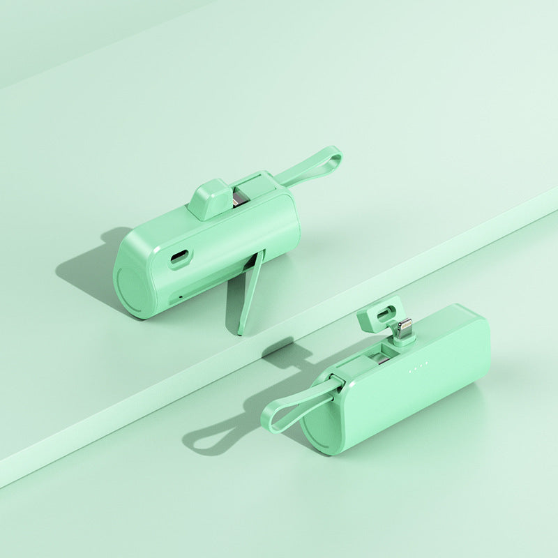 Kompaktes Powerbank mit integriertem Ladeanschluss Brehn