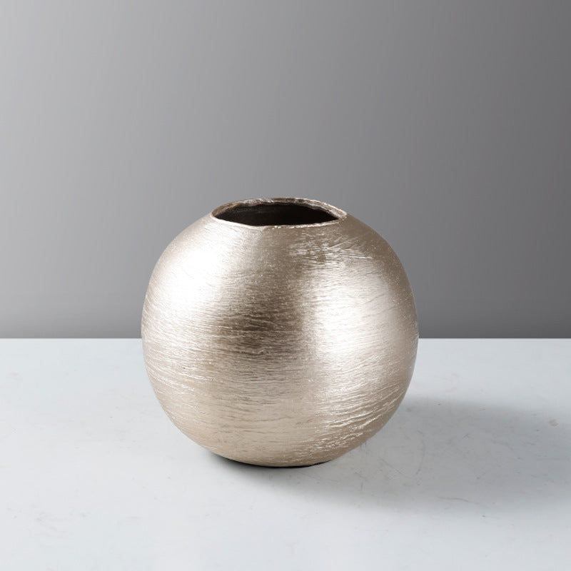 Zeitgenössische dekorative runde Vase
