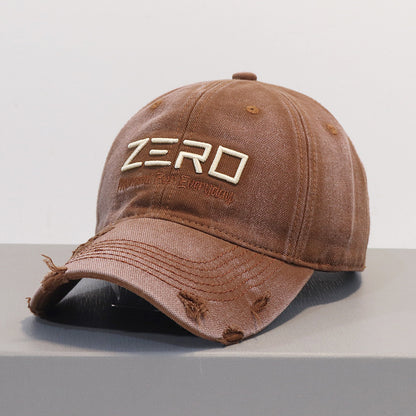 Herren Distressed Baumwoll Baseball Cap Brehn 1784270076