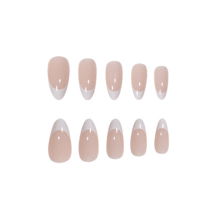 Elegantes French Tip Press-On Nail Set Brehn