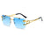 Fette Aussage Geometrische Sonnenbrille