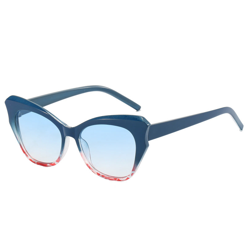 Damen Cat-Eye Sonnenbrille mit extravagantem Verspiegelungsdesign Brehn