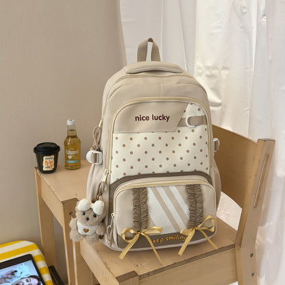Stylischer multifunktionaler Rucksack mit niedlichen Charms Brehn