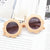 Damen modische Sonnenbrille im floralen Design Brehn