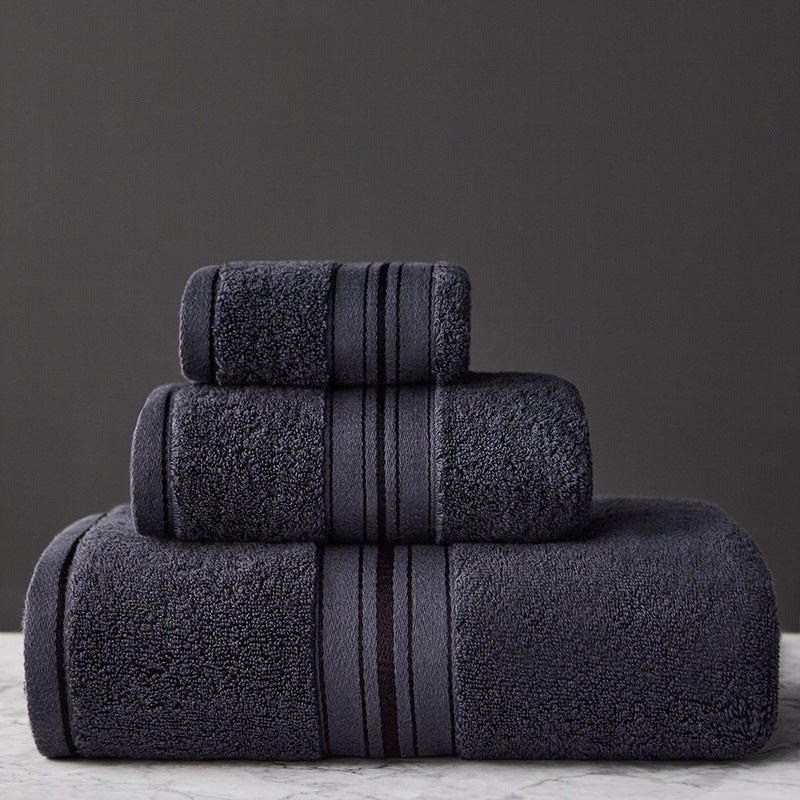 Premium ägyptisches Baumwoll-Bade- und Handtuchset Dick Ultra-absorbierend Plüsch