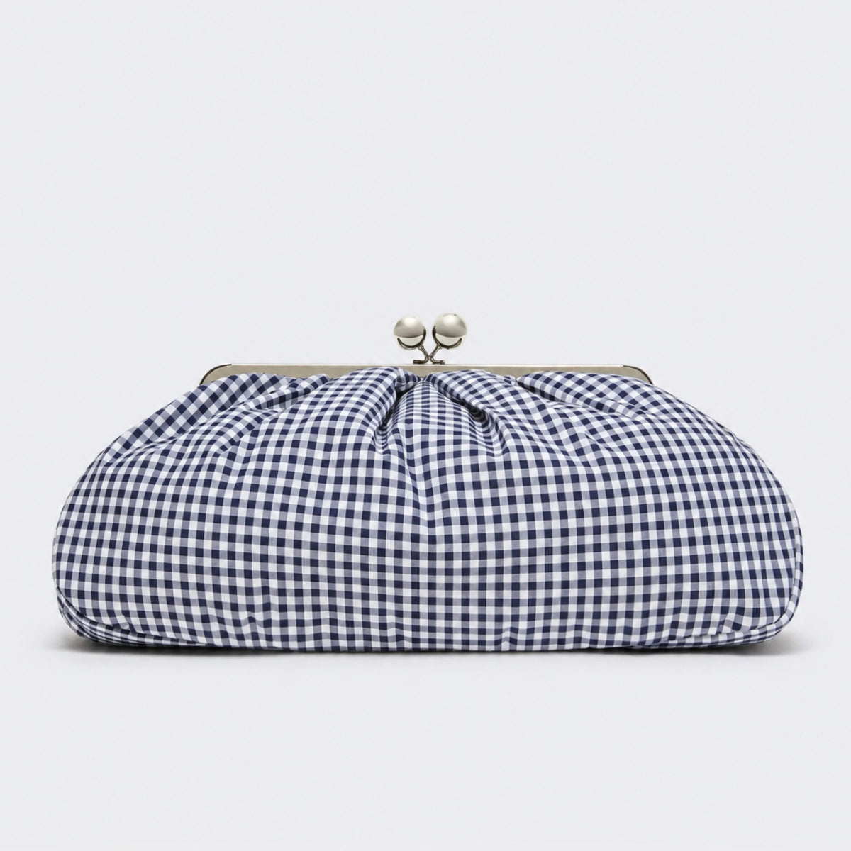 Geraffte Clutch-Tasche