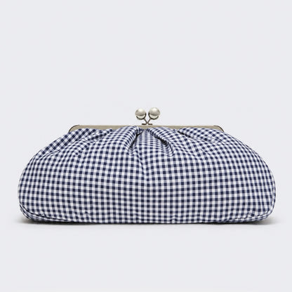 Geraffte Clutch-Tasche