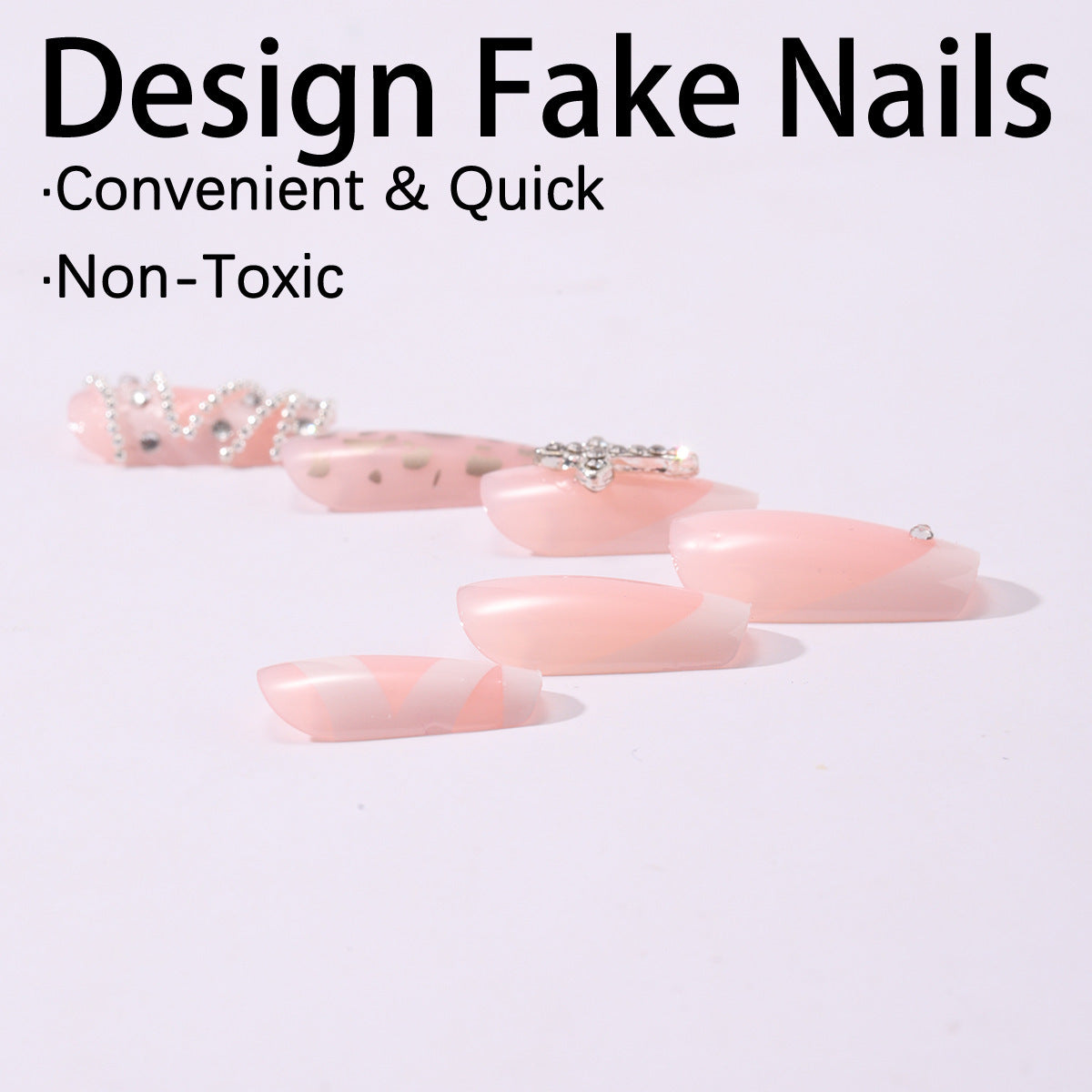 Elegante Nagelkunst mit Glitzer-Design Brehn