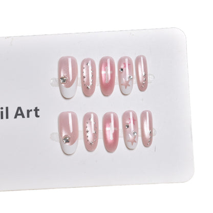 Dekoratives Ombre Press-On Nagelset Brehn