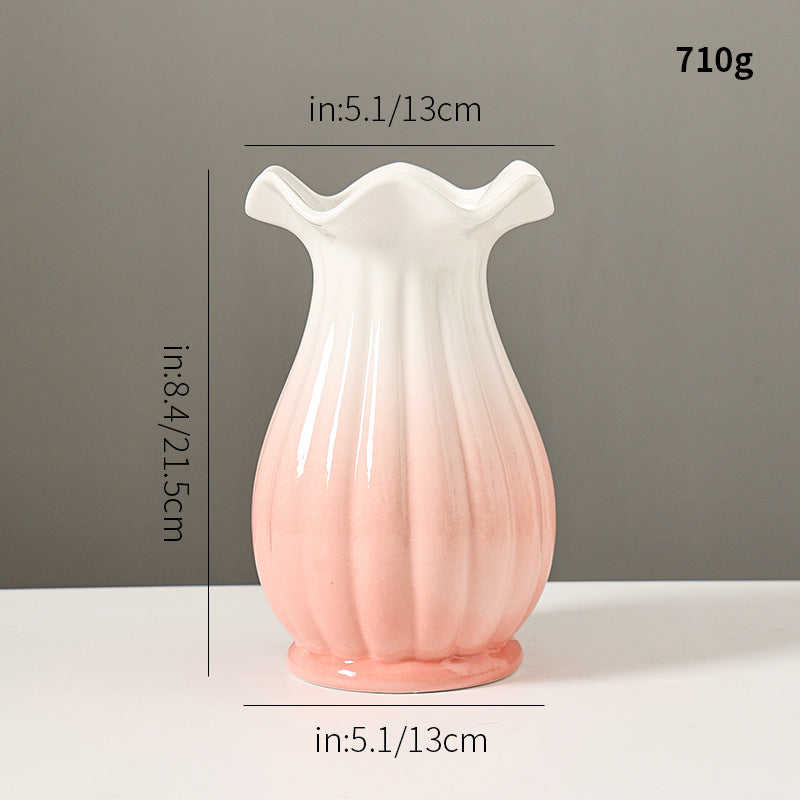 Dekorative Keramikvase