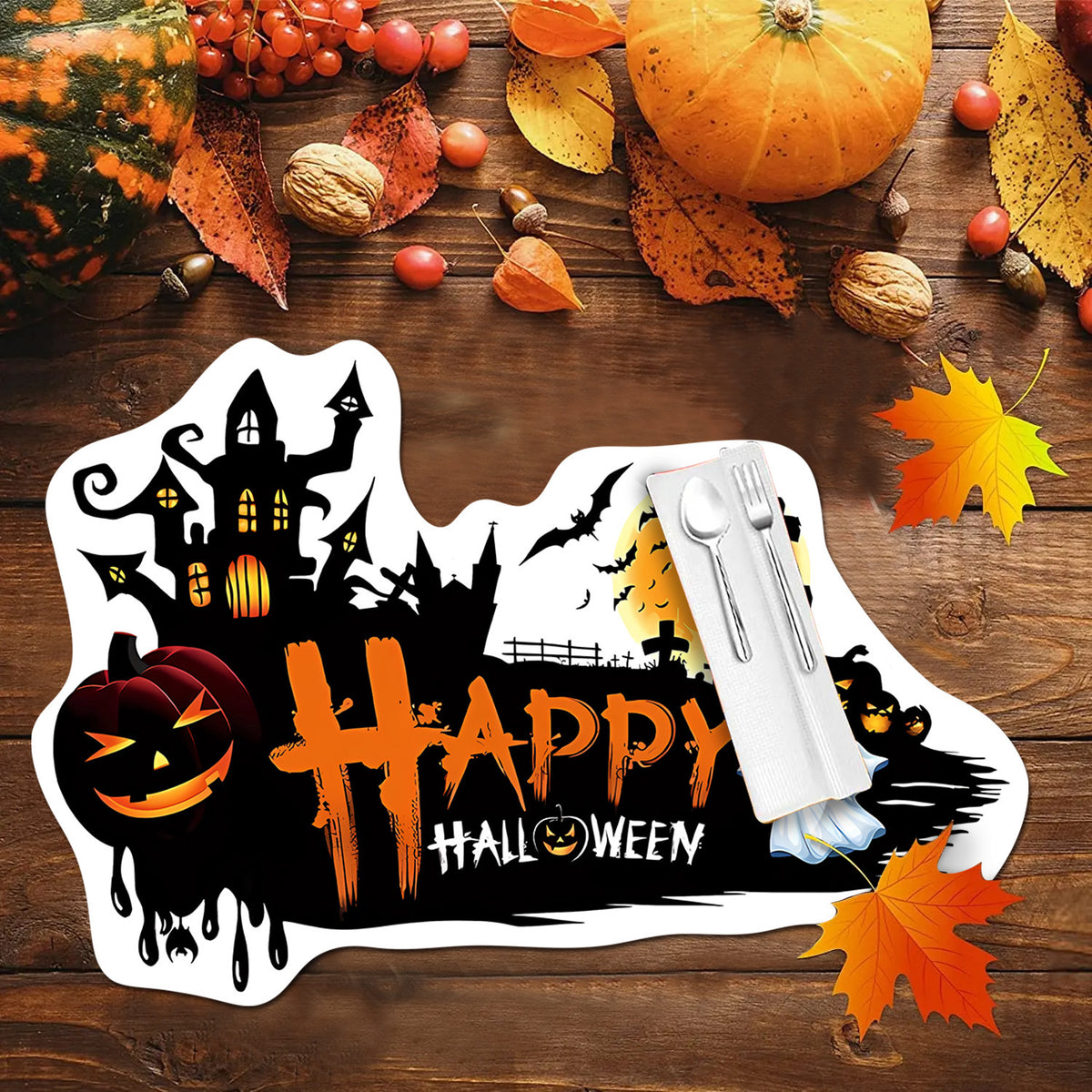 Halloween-Themen Dekorativer Tischuntersetzer